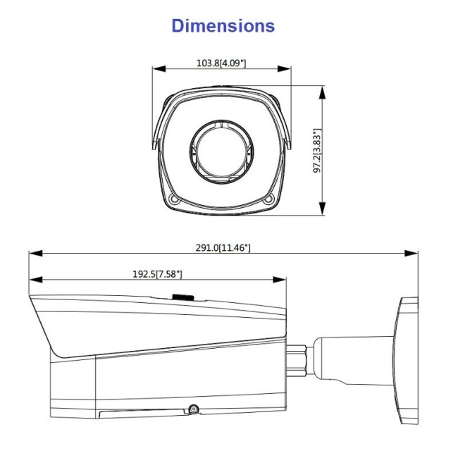 Dahua TPC-BF5600-B termokaamera bullet 640*512 19mm uncooled sensor, athermalised lens TPC-BF5600-B-A19