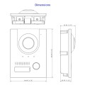Dahua VTO2202F-P-S2 villa video-fono uksetelefoni kutsepaneel • 2MP 160° 2-wire / 48V PoE / 12VDC Dahua VTO2202F-P-S2 villa video-fono uksetelefoni kutsepaneel • 2MP 160° 2-wire / 48V PoE / 12VDC
