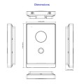 Dahua VTO2211G-WP villa fonosüsteemi kutsepaneel • 2MP 125° 48V PoE / 12VDC kaart VTO2211G-WP