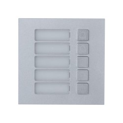 Dahua VTO4202F-MB5 5 nupuga moodul modulaarsele VTO4202F-X video-fonosüsteemile (täismõõdus) Dahua VTO4202F-MB5 5 nupuga moodul modulaarsele VTO4202F-X video-fonosüsteemile (täismõõdus)