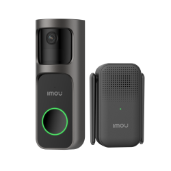 Imou Doorbell 2S Kit 3MP akutoitega Wi-Fi IP videouksekell • 2.0mm(125°) IR5m mSD USB-C