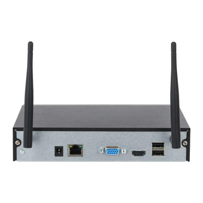 Dahua Wi-Fi 6 Lite seeria IP salvesti • 4IN 80/80/60Mbps 16MP HDMI VGA 1HDD 3.5/2.5 NVR2104HC-W