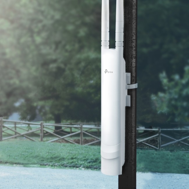 TP-Link EAP110-Outdoor Omada pääsupunkt AP välitingimustesse • 2.4GHz IEEE 802.11n/g/b 300/54/11Mbps EAP110-Outdoor