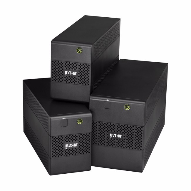 Eaton 5E850iUSBDIN Line Interactive(AVR) UPS 850VA (480W), 1 Schuko 2 IEC pesa 5E850iUSBDIN