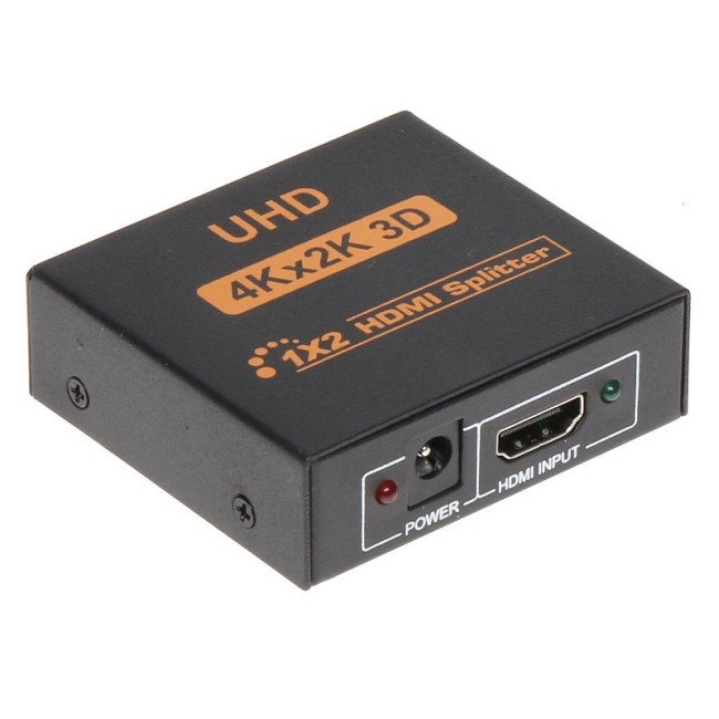 Aktiivne HDMI-SP-1/2KF 4K toega HDMI splitter 1in - 2out Aktiivne HDMI-SP-1/2KF 4K toega HDMI splitter 1in - 2out