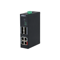 Dahua HS4408-4ET-96 Hardened manageeritav switch • 4*Mbps PoE + 4*Gbps • 96W Dahua HS4408-4ET-96 Hardened manageeritav switch • 4*Mbps PoE + 4*Gbps • 96W