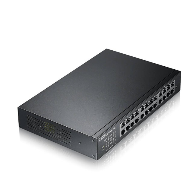ZyXEL GS1900-24E manageeritav 24-port switch • 24*GbE RJ-45 • vaikne ZyXEL GS1900-24E manageeritav 24-port switch • 24*GbE RJ-45 • vaikne