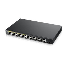 ZyXEL manageeritav PoE switch 48 port • 24*GbE PoE + 24*GbE + 2*GbE SFP • 170W PoE budget ZyXEL manageeritav PoE switch 48 port • 24*GbE PoE + 24*GbE + 2*GbE SFP • 170W PoE budget