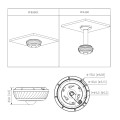 Dahua IPC-EB81242-PD parkla fisheye kohakaamera • 12 parkimiskohta • 7 indikaatori värvi IPC-EB81242-PD