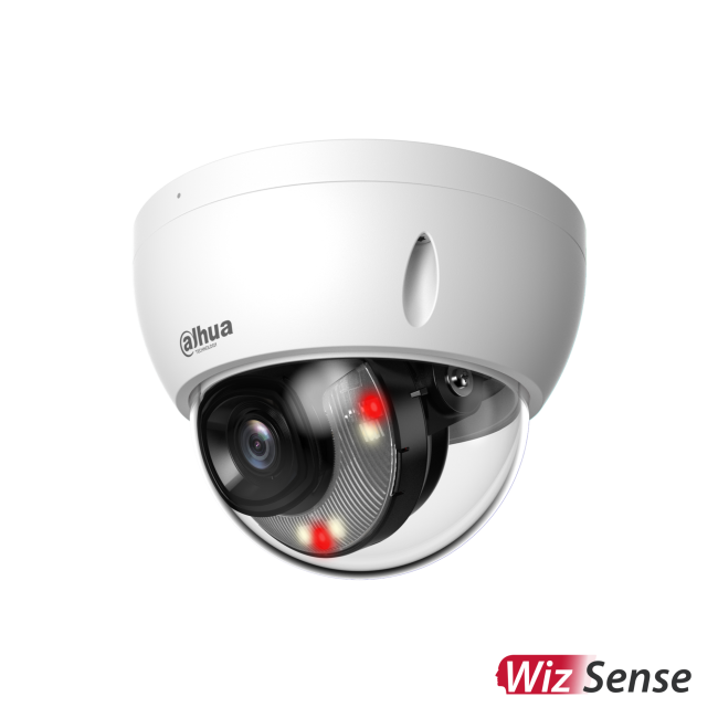 Dahua IPC-HDBW2449E-S-IL-0280B 4MP IP kuppelkaamera • WizSense Dual Light 30m 2.8mm(101°) Mic IPC-HDBW2449E-S-IL-0280B