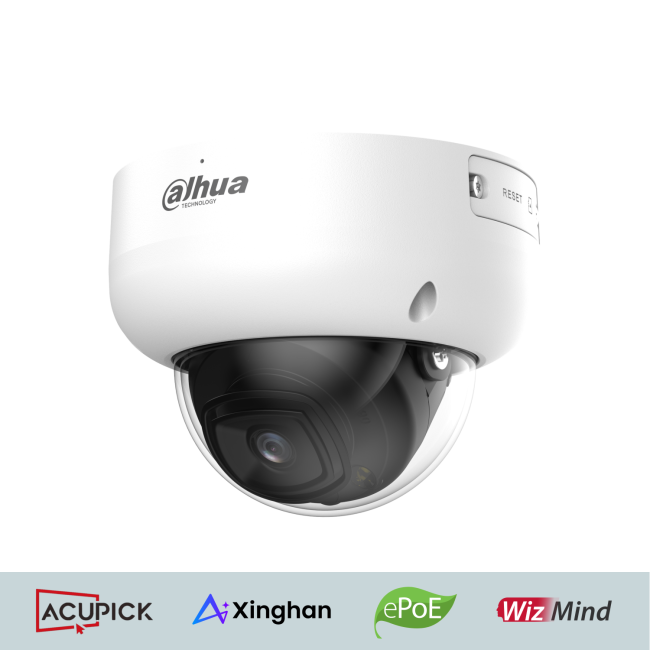 Dahua IPC-HDBW5459R-ASE-IL 4MP IP kuppelkaamera • ePoE WizMind IR50m 2.8mm(112°) alarm audio IPC-HDBW5459R-ASE-IL-0280B