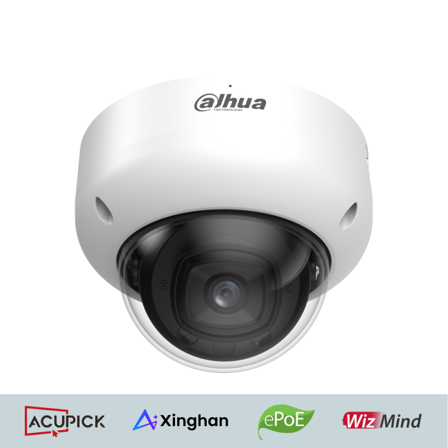 Dahua IPC-HDBW5459R-ASE-IL 4MP IP kuppelkaamera • ePoE WizMind IR50m 2.8mm(112°) alarm audio IPC-HDBW5459R-ASE-IL-0280B