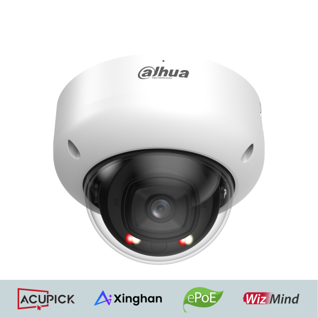 Dahua IPC-HDBW5559R-ASE-IL 5MP IP kuppelkaamera • ePoE WizMind IR50m 2.8mm(108°) alarm audio IPC-HDBW5559R-ASE-IL-0280B