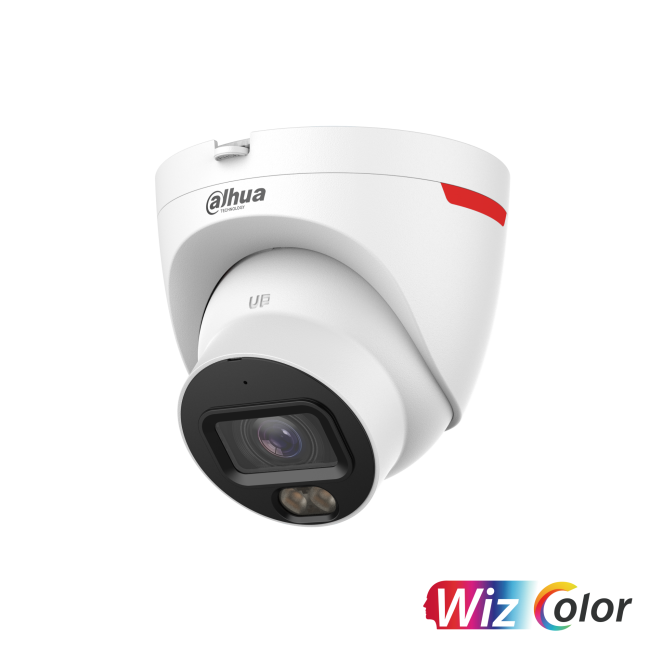 Dahua IPC-HDW2449T-S-PRO 4MP IP kerakaamera • WizSense WizColor LED 30m 2.8mm(112°) Mic IPC-HDW2449T-S-LED-0280B-PRO