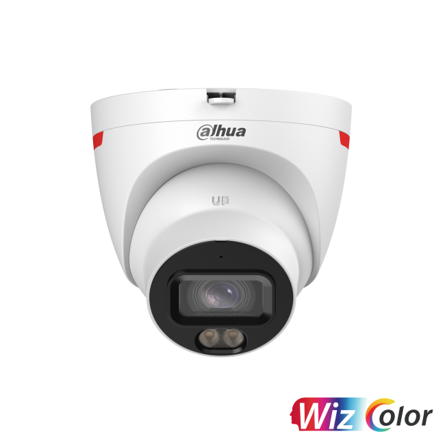 Dahua IPC-HDW2449T-S-PRO 4MP IP kerakaamera • WizSense WizColor LED 30m 2.8mm(112°) Mic IPC-HDW2449T-S-LED-0280B-PRO