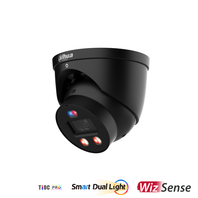 Dahua IPC-HDW3449H-AS-PV-PRO-BLACK 4MP IP kerakaamera • TiOC PRO Dual-Led 30m 2.8mm(111°) Mic alarm IPC-HDW3449H-AS-PV-0280B-PRO-BLACK