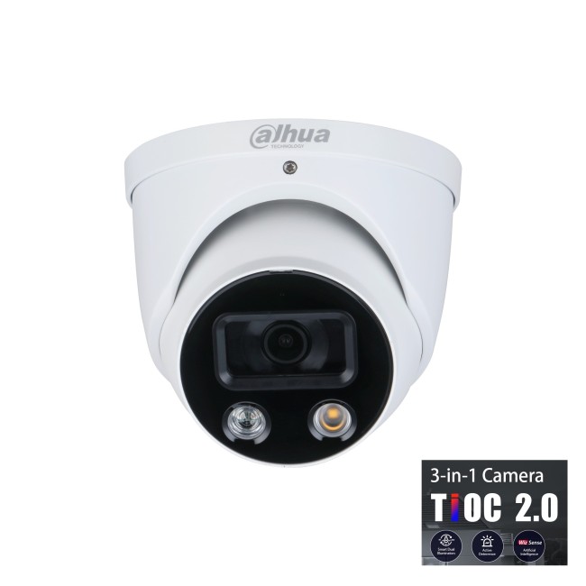 Dahua IPC-HDW3549H-AS-PV-S3 5MP IP kerakaamera • TiOC 2.0 Dual-Led 30m 2.8mm(97°) 2*Mic alarm IPC-HDW3549H-AS-PV-0280B-S3