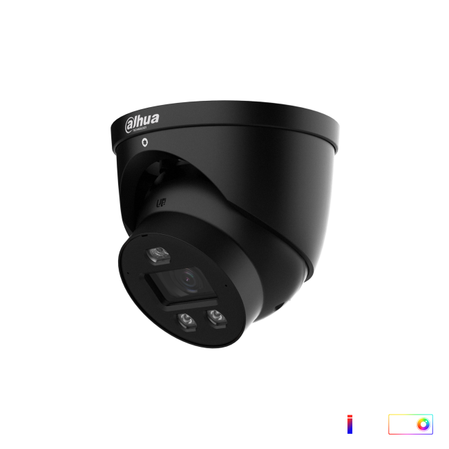 Dahua IPC-HDW3849H-AS-PV-PRO-BLACK 8MP IP kerakaamera • TiOC PRO Dual-Led 30m 2.8mm(109°) Mic alarm IPC-HDW3849H-AS-PV-0280B-PRO-BLACK