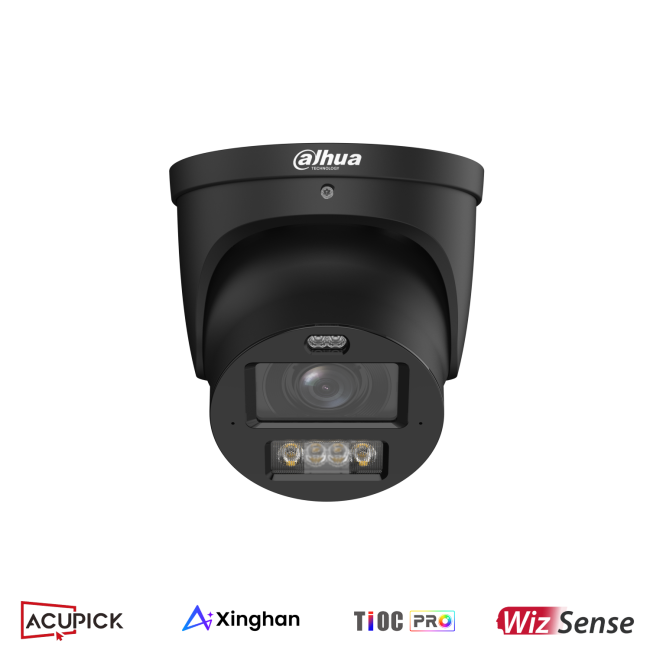 Dahua IPC-HFW3849T1-ZAS-PV-PRO-BLACK 8MP IP kerakaamera • TiOC PRO Dual-Led 50m 2.7-12mm Mic alarm IPC-HDW3849H-ZAS-PV-2712-PRO-BLACK