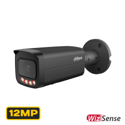 Dahua IPC-HFW21249T-AS-IL-0280B-BLACK 12MP IP torukaamera • WizSense Dual Light 30m 2.8mm(112°) Mic Dahua IPC-HFW21249T-AS-IL-0280B-BLACK 12MP IP torukaamera • WizSense Dual Light 30m 2.8mm(112°) Mic