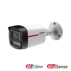 Dahua IPC-HFW2449TL-S-PRO-S1 4MP IP torukaamera • WizSense WizColor LED 50m 2.8mm(105°) Mic