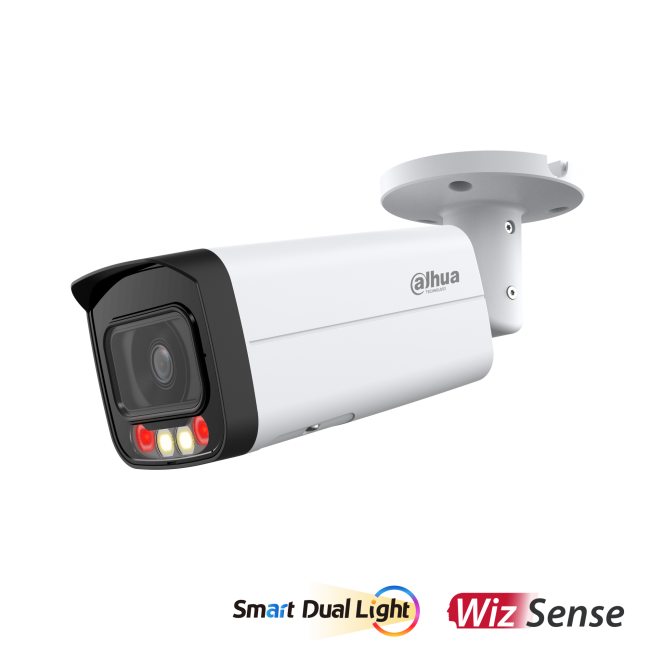 Dahua IPC-HFW2849T-AS-IL-0360B 8MP IP torukaamera • WizSense Dual Light 60/50m 3.6mm(87°) IPC-HFW2849T-AS-IL-0360B