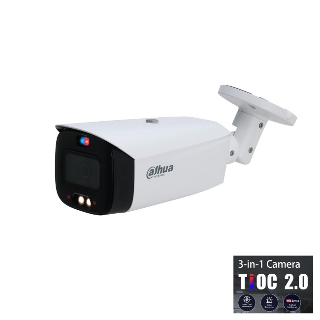 Dahua IPC-HFW3549T1-AS-PV-0280B-S3 5MP IP torukaamera • TiOC 2.0 Dual-Led 30m 2.8mm(97°) Mic alarm IPC-HFW3549T1-AS-PV-0280B-S3