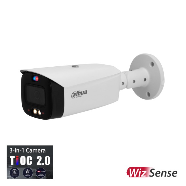 Dahua IPC-HFW3849T1-AS-PV-S4 8MP IP torukaamera • TiOC 2.0 Dual-Led 30m 2.8mm(106°) Mic alarm IPC-HFW3849T1-AS-PV-0280B-S4