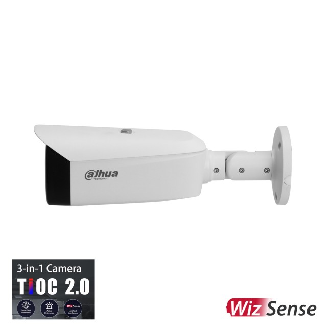Dahua IPC-HFW3849T1-AS-PV-S4 8MP IP torukaamera • TiOC 2.0 Dual-Led 30m 2.8mm(106°) Mic alarm IPC-HFW3849T1-AS-PV-0280B-S4