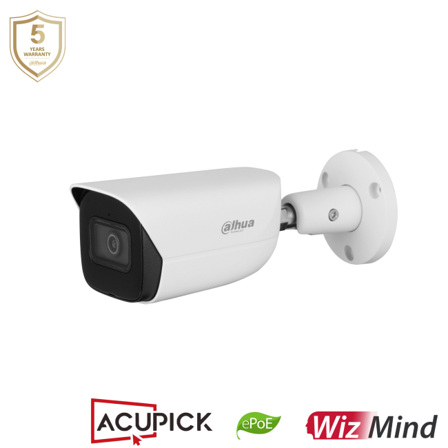Dahua IPC-HFW5842E-ASE-S3 8MP IP torukaamera • ePoE WizMind-S IR50m 2.8mm(110°) alarm audio mic IPC-HFW5842E-ASE-0280B-S3