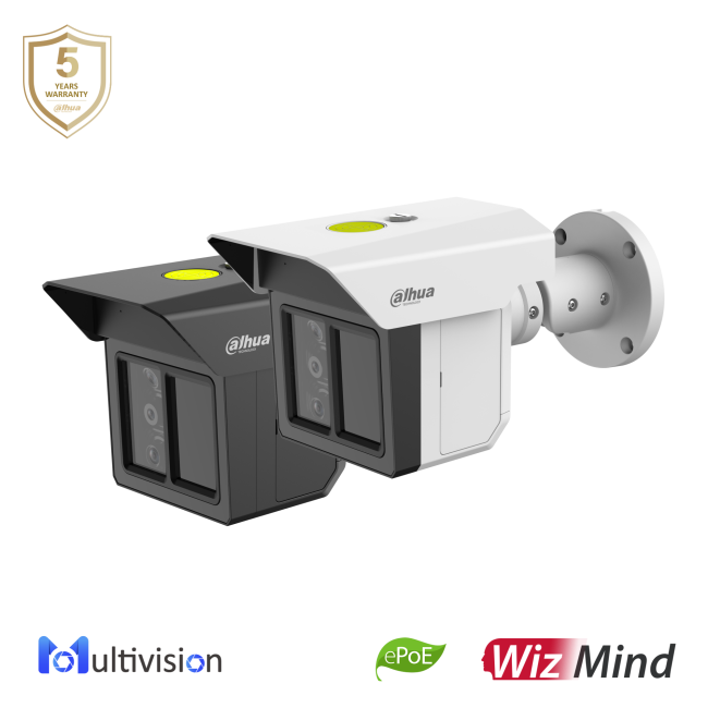 Dahua IPC-MFW5241T2-E3-ASE 3*2MP Multivision perimeetri IP torukaamera • ePoE WizMind IR100m