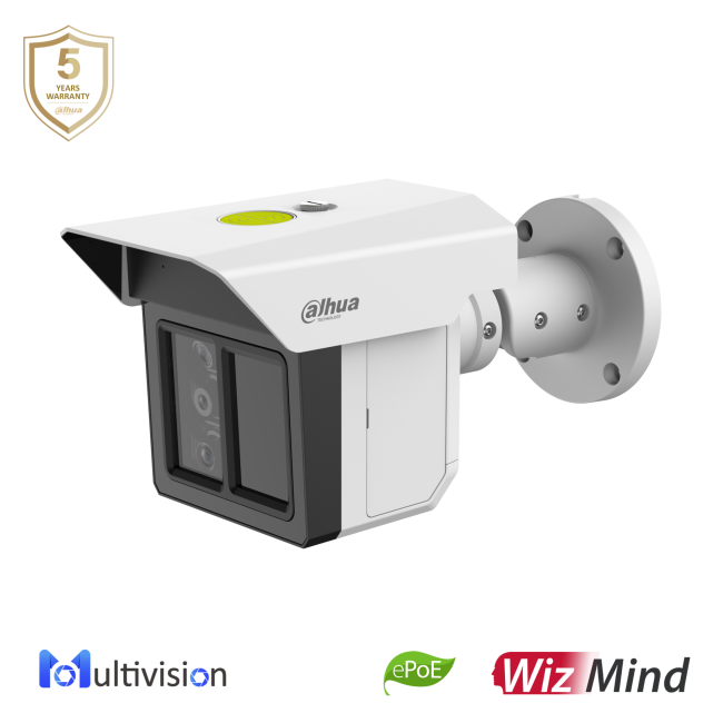 Dahua IPC-MFW5241T2-E3-ASE 3*2MP Multivision perimeetri IP torukaamera • ePoE WizMind IR100m