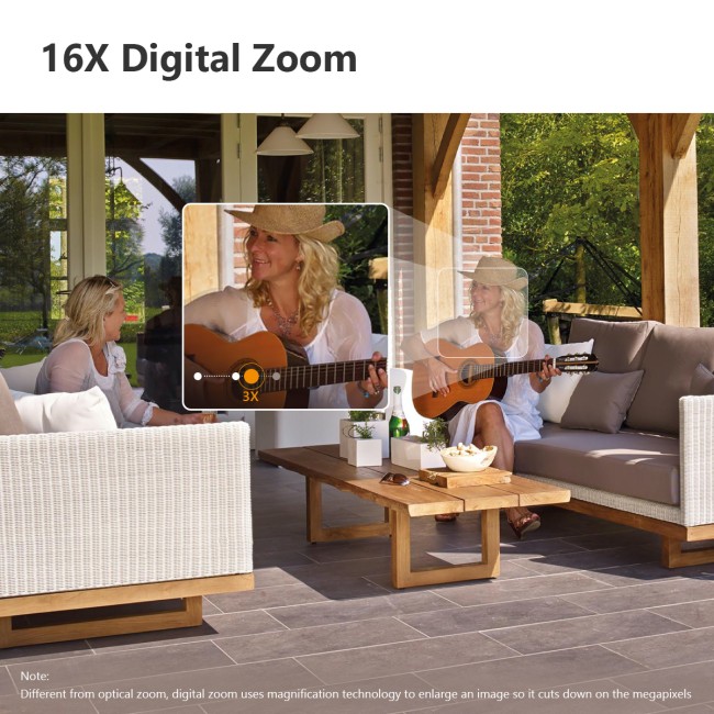Imou Cruiser SE IPC-S41FP 4MP IP Wi-Fi PT kaamera • mikrofon 3.6mm(79°) IR30m 12V FullColor IPC-S41FP-IMOU
