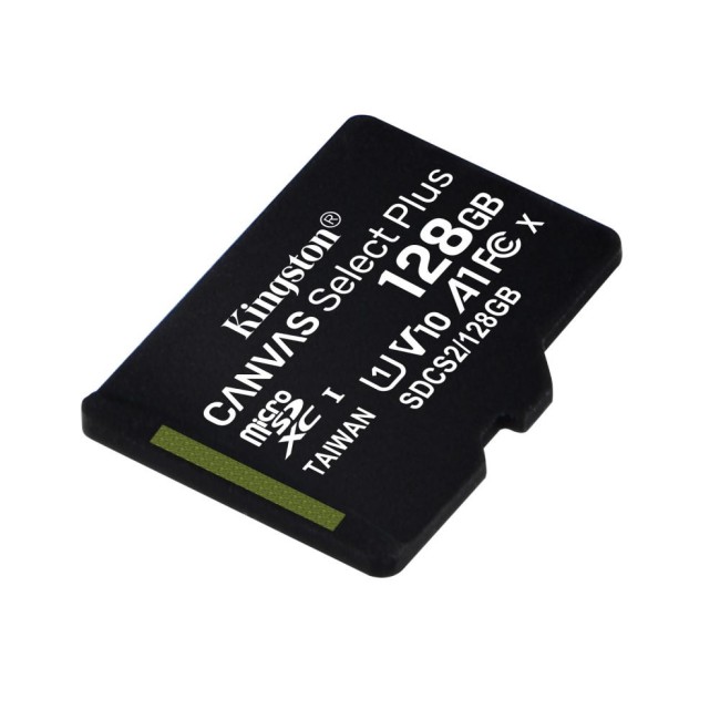 Kingston SDCS2/128GB 128GB microSD mälukaart • Consumer seeria 100MB/s