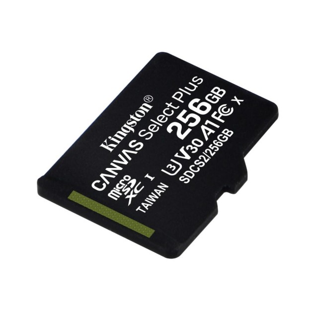 Kingston SDCS2/256GB 256GB microSD mälukaart • Consumer seeria 100MB/s