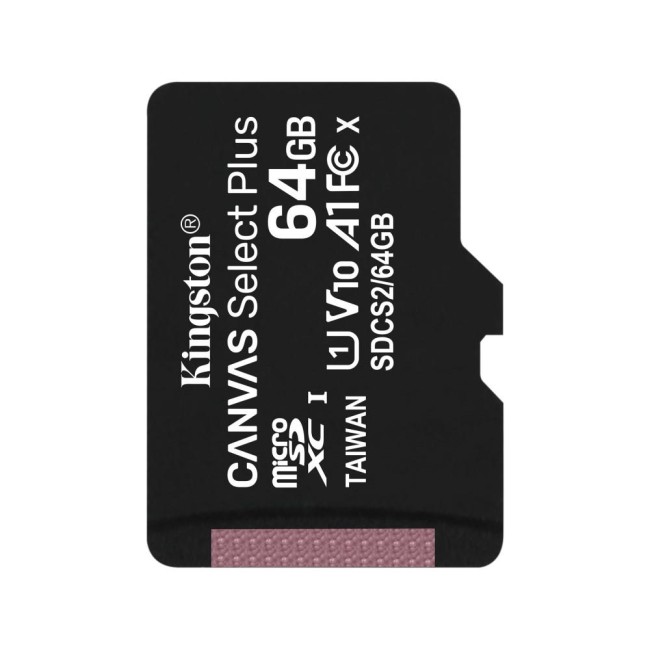 Kingston SDCS2/64GB 64GB microSD mälukaart • Consumer seeria 100MB/s SDCS2/64GB