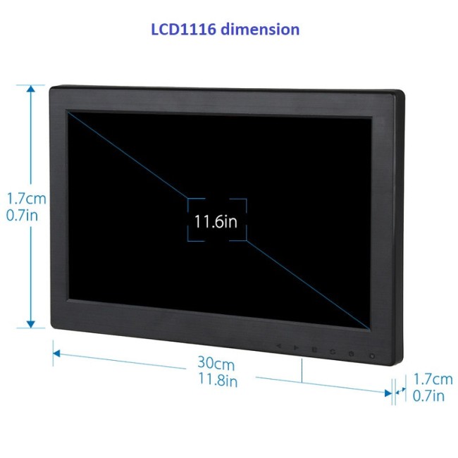 LCD videomonitor 12