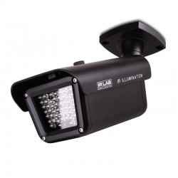 IR LED prožektor välitingimustesse • 25m • 120° • IP66 • DC12V@410mA või AC24V@320mA • 8.8W • 850nm