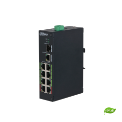Dahua LR2110-8ET-120 ePoE switch • PoE 8*100Mbps + 1000Mbps Base-T + 1000Mbps Base-X
