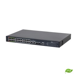 Dahua LR2226-24ET-360-V2 manageeritav ePoE switch • PoE 24*100Mbps (1-8 ePoE) + 2*1000Mbps Combo Dahua LR2226-24ET-360-V2 manageeritav ePoE switch • PoE 24*100Mbps (1-8 ePoE) + 2*1000Mbps Combo