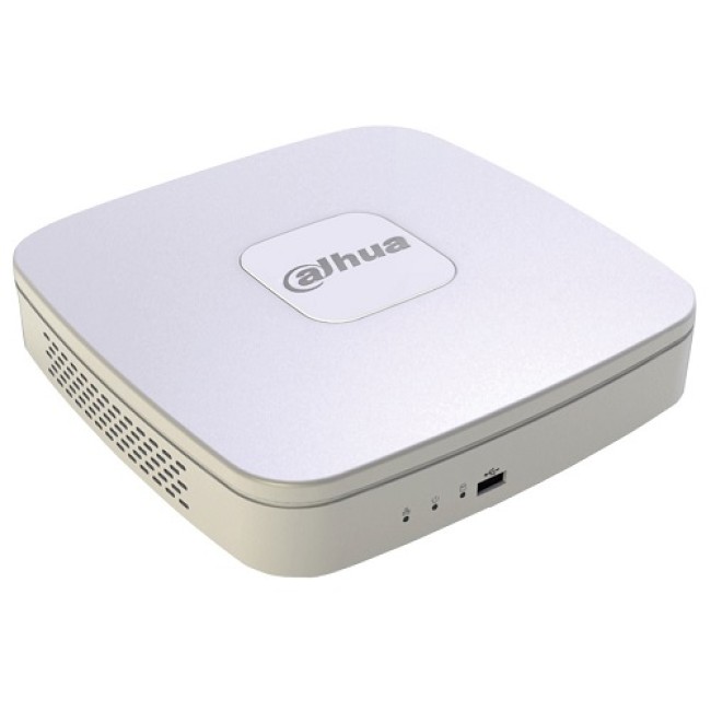 Dahua IP Entry Level salvesti 8 kanalit + 4 PoE, HDMI, VGA, 1HDD, valge NVR2108-P-W
