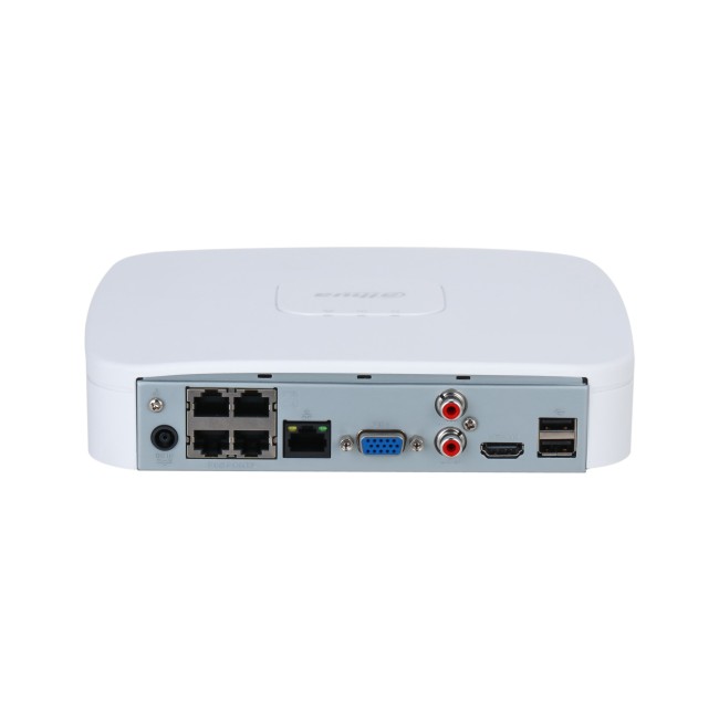 Dahua NVR2104-P-S3 4 kanaliga Lite seeria IP salvesti • 80/80/60Mbps 12MP 4PoE 1HDD 1Uplast NVR2104-P-S3
