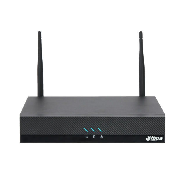 Dahua Wi-Fi 6 Lite seeria IP salvesti • 4IN 80/80/60Mbps 16MP HDMI VGA 1HDD 3.5/2.5 NVR2104HC-W