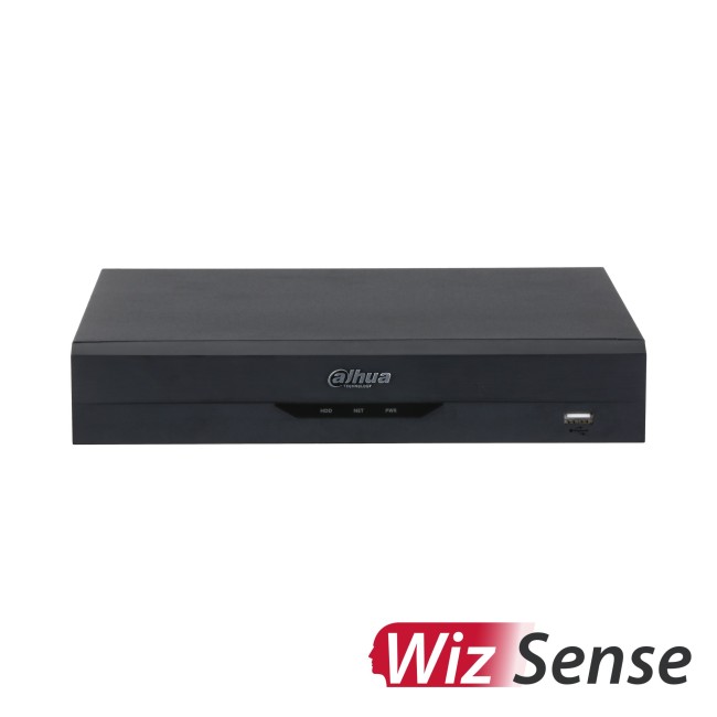 Dahua NVR2104HS-I2 WizSense seeria 4 kanaliga IP salvesti • 80/80/60Mbps 12MP HDMI+VGA 1HDD NVR2104HS-I2
