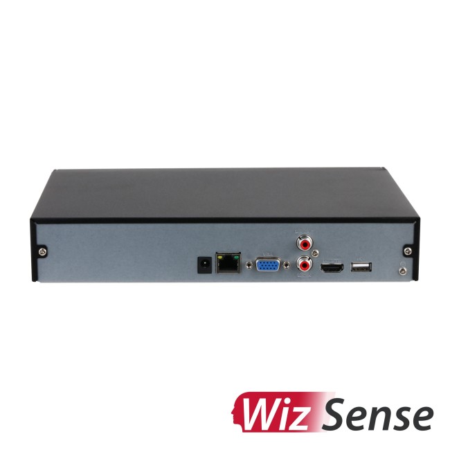 Dahua NVR2104HS-I2 WizSense seeria 4 kanaliga IP salvesti • 80/80/60Mbps 12MP HDMI+VGA 1HDD NVR2104HS-I2