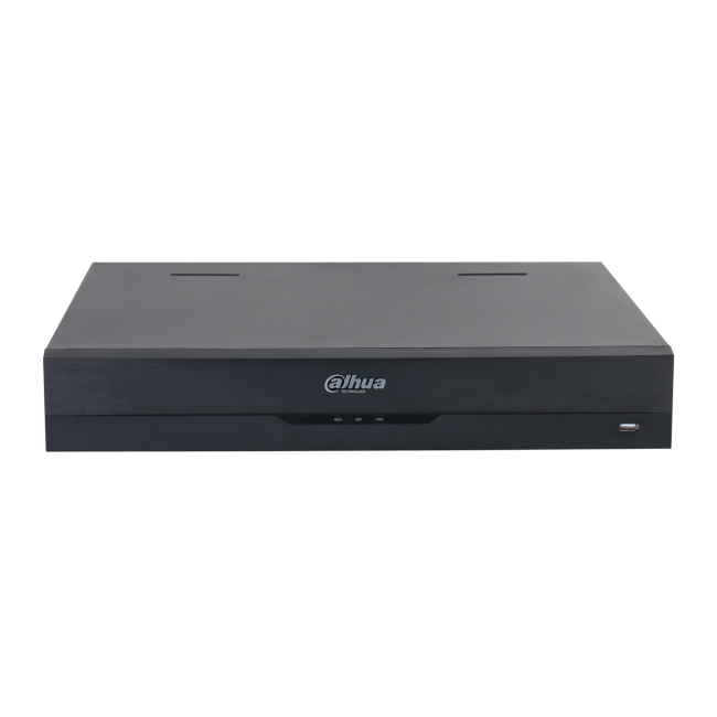 Dahua NVR5432-16P-EI 32 kanaliga EI seeria IP salvesti • 16PoE(1-8 ePoE) 384Mbps 4HDD 1.5U