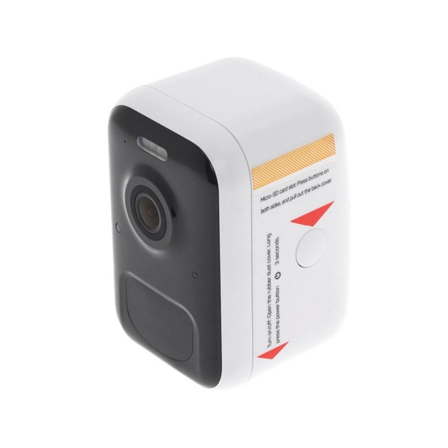 Akutoitega Wi-Fi kaamera 4MP • 2.8mm (110°) mSD pesa two-way audio PIR andur 9000mA aku IPC-C26W-BAT