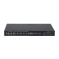 Dahua PFS4226-24ET-240-V3 manageeritav switch • PoE 24*100Mbps + 2*1000Mbps combo • 240W PFS4226-24ET-240-V3