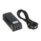 POE NET Injector 1 kanali toite söötja 802.3af / IEEE 802.3at • 48W • 48V • Mode B (4,5 +; 7,8-)