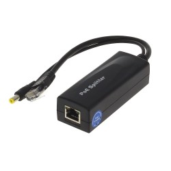 PoE splitter / toite adapter • sisend 44-56VDC - väljund 12VDC PoE splitter / toite adapter • sisend 44-56VDC - väljund 12VDC